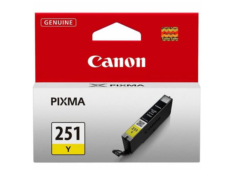 Cartouche jet d'encre Canon 251 jaune