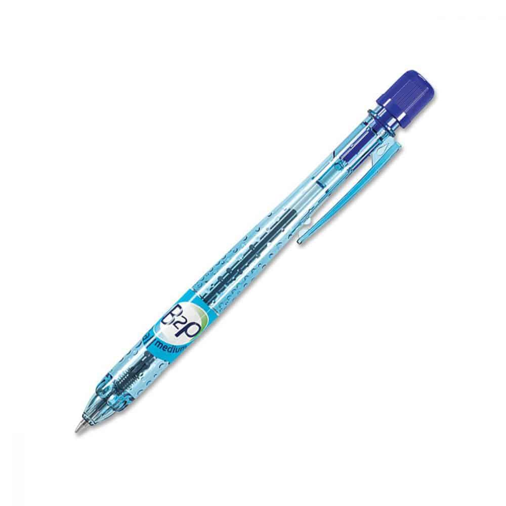 Stylo à bille rétractable Pilot B2P 1.0 - bleu