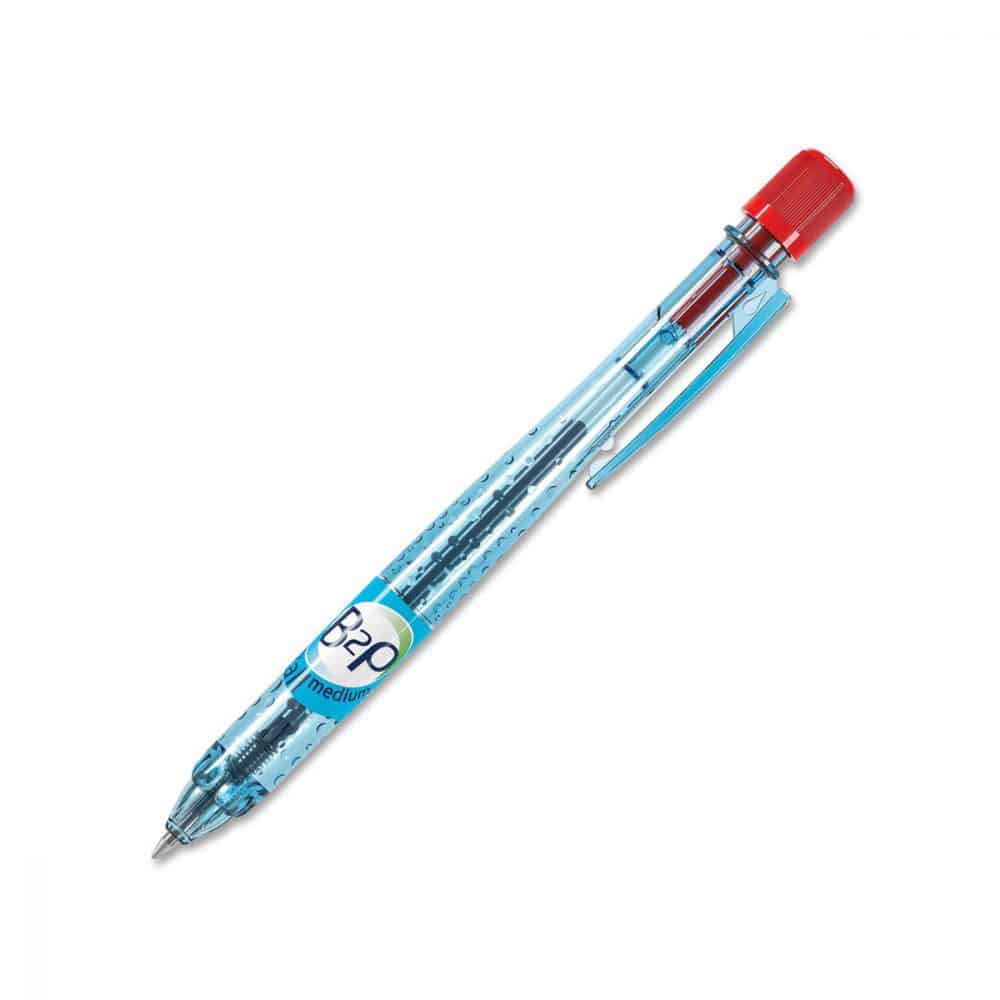 Stylo à bille rétractable Pilot B2P 1.0 - rouge