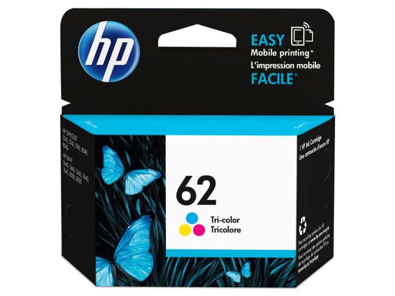 Cartouche jet d'encre HP 62 couleur