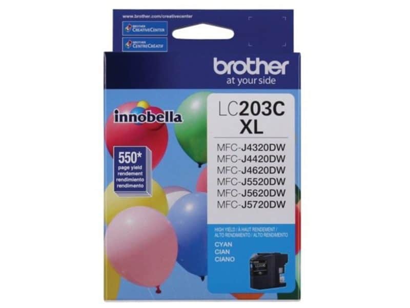 Cartouche jet d'encre Brother 203xl cyan