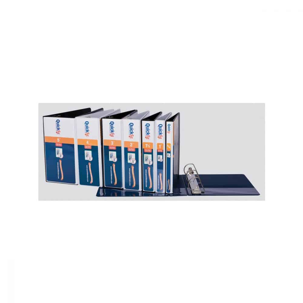 Reliure de présentation QuickFit 5po noir