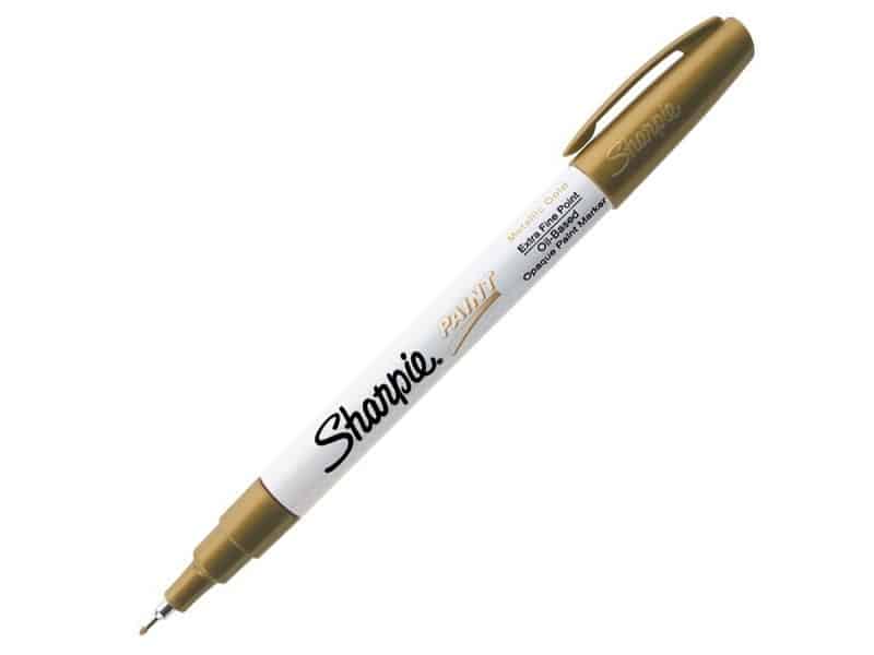 marqueur Sharpie peinture or