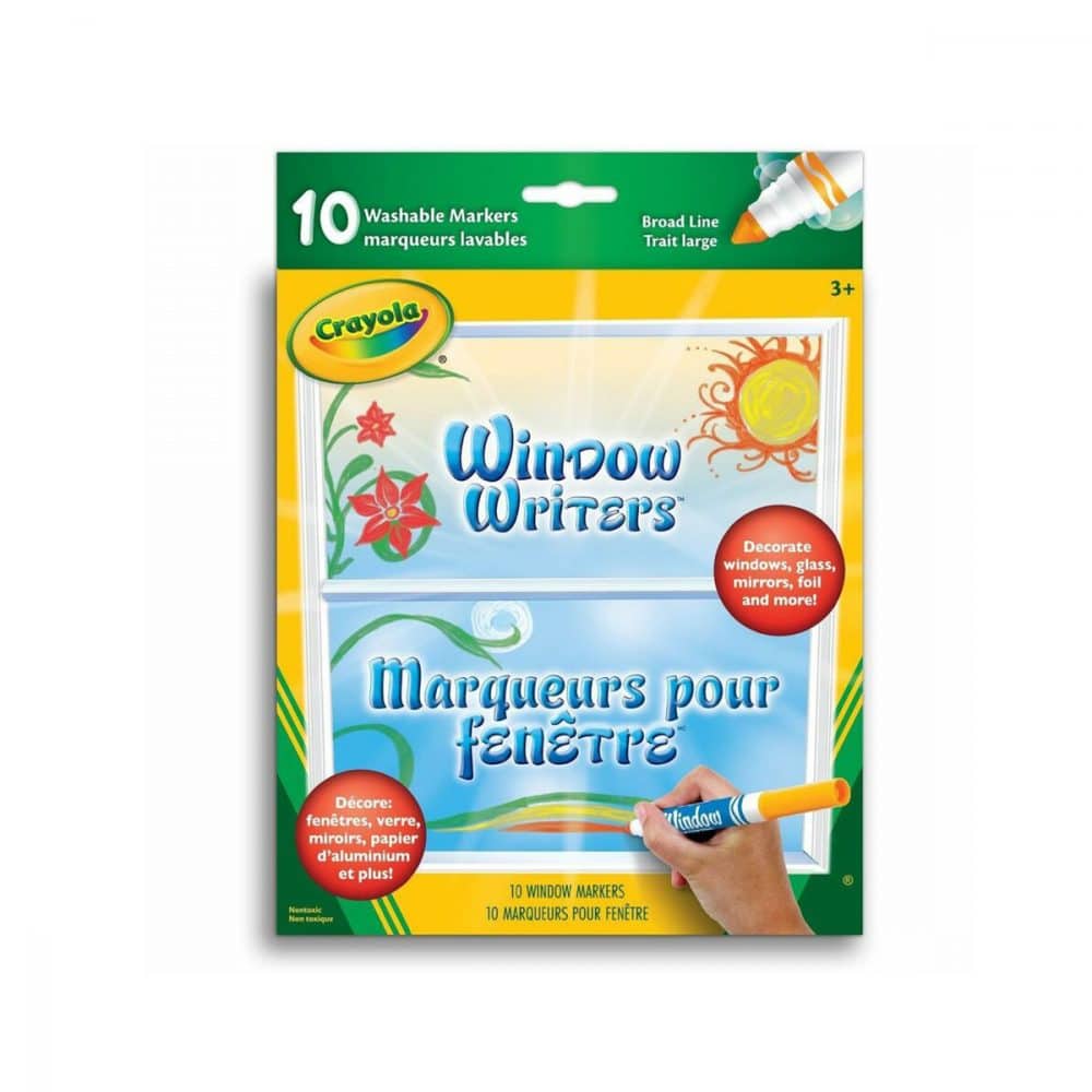 Marqueurs lavables pour fenêtre Crayola