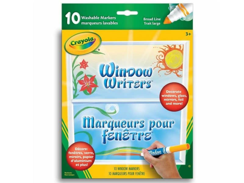 Marqueurs lavables pour fenêtre Crayola