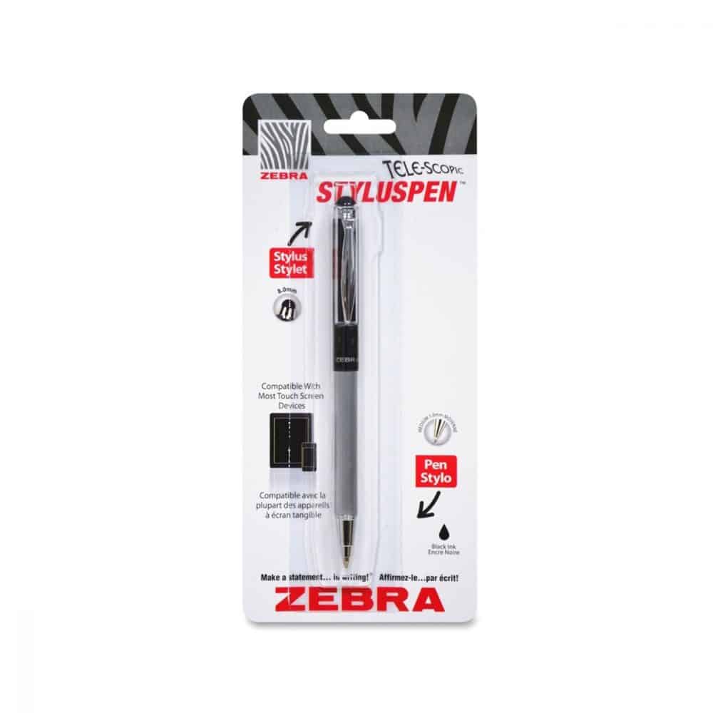 Stylo 2 en 1 télescopique Styluspen 1.0 encre noir