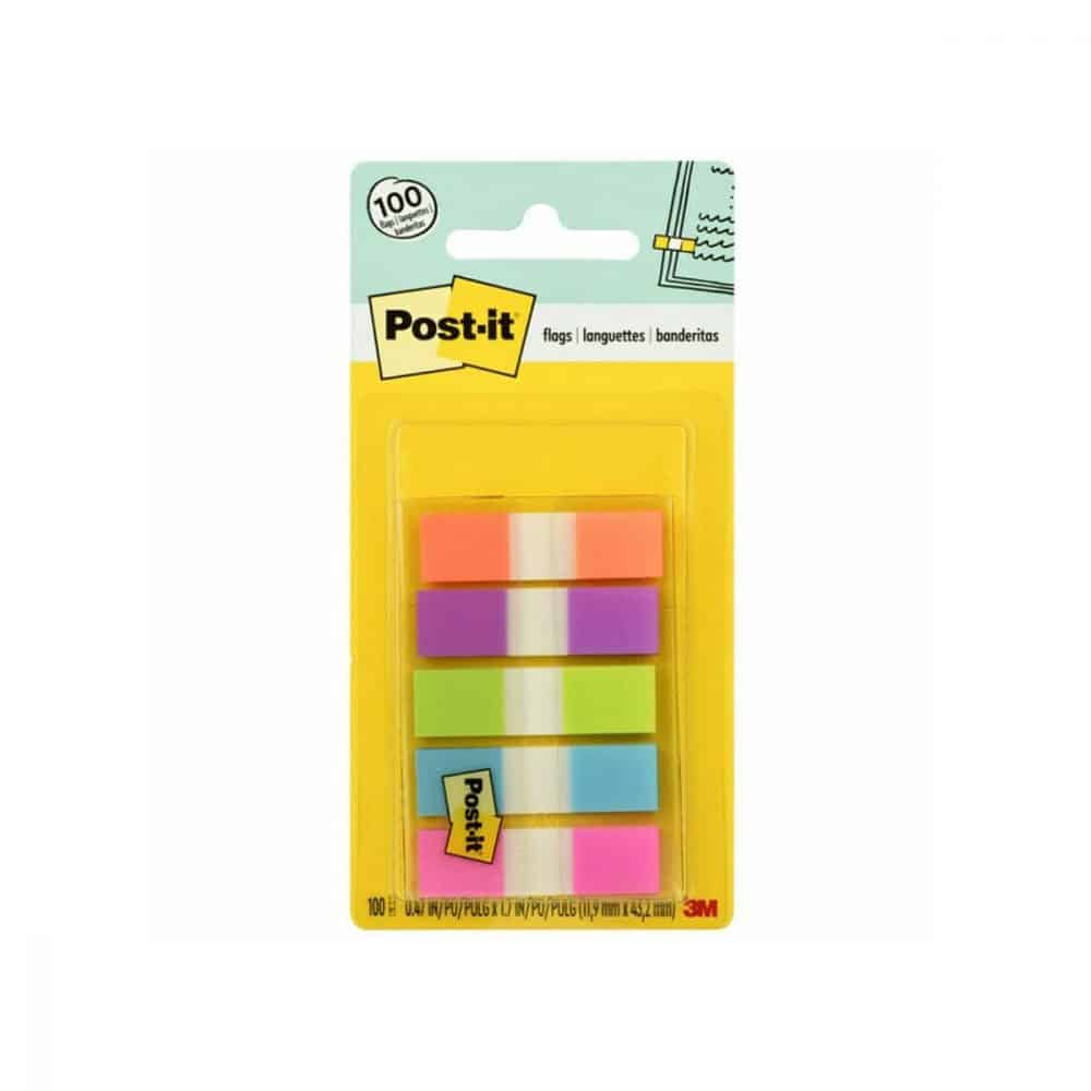 Languettes Post-it 5 couleurs