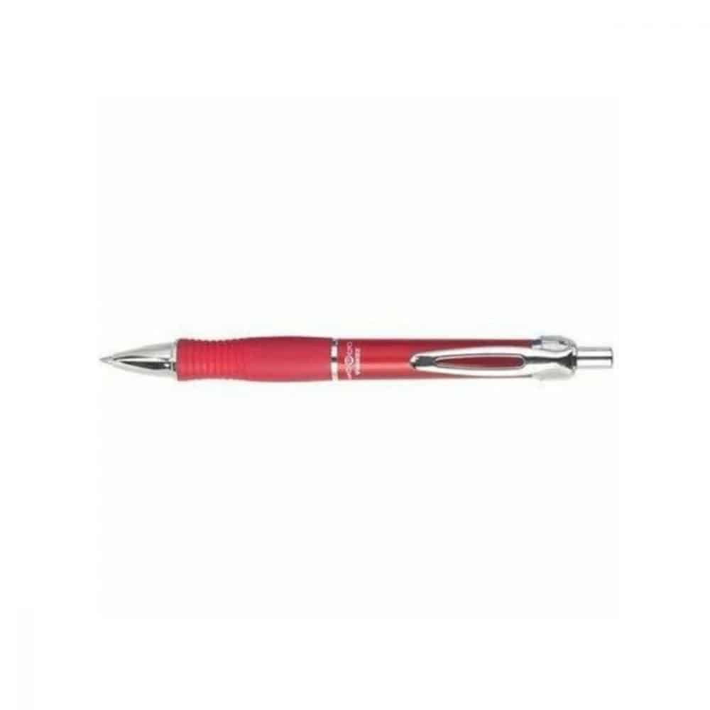 Stylo à bille roulante rétractable Zebra GR8 Gel - rouge