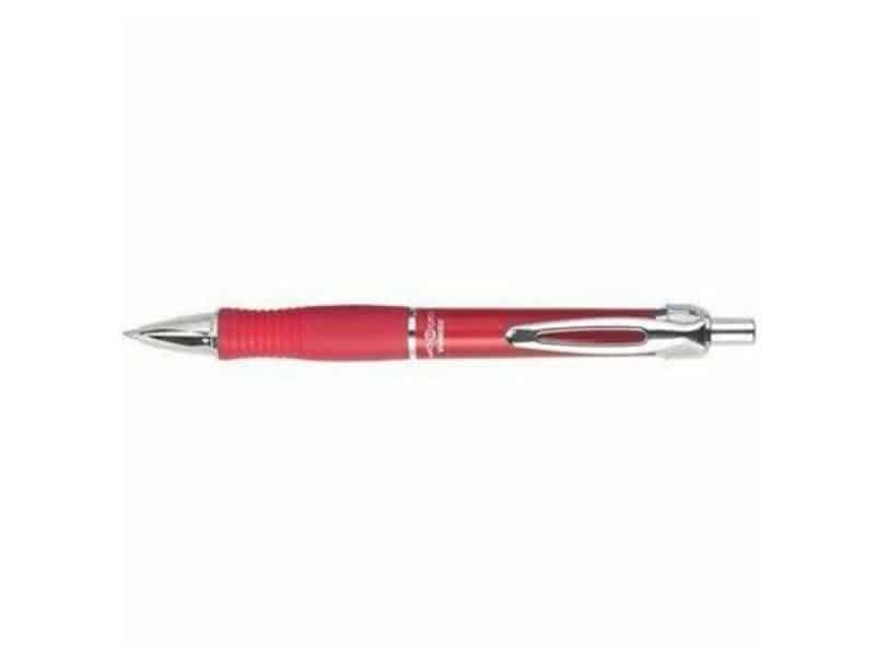 Stylo à bille roulante rétractable Zebra GR8 Gel - rouge