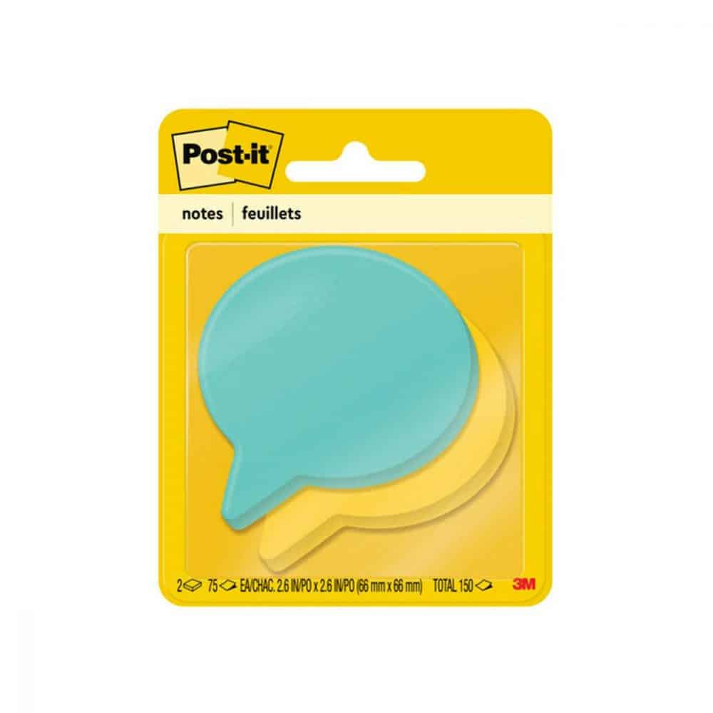 Feuillets Post-it bulles de conversation