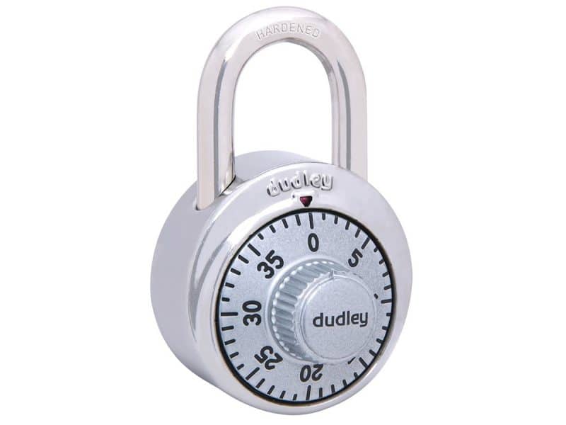 Cadenas à combinaison à trois chiffres Dudley