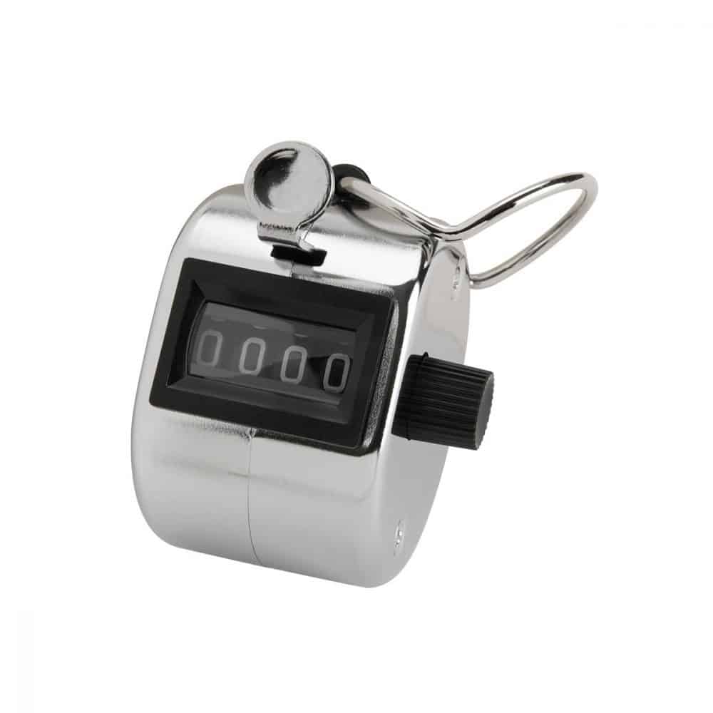 Compteur manuel 4 chiffres +anneau pour le doigt