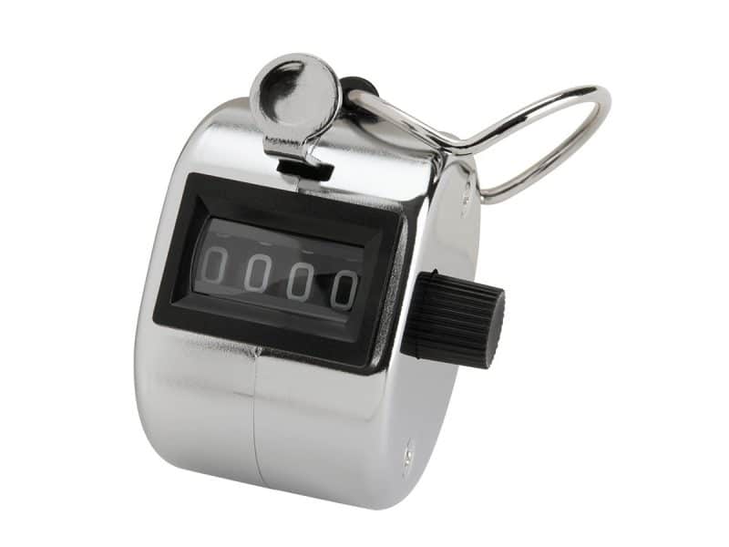 Compteur manuel 4 chiffres +anneau pour le doigt