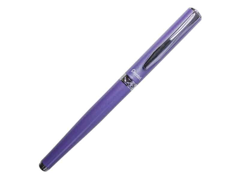 Stylo à bille Pentel Sterling 0.7 corps violet, encre noire