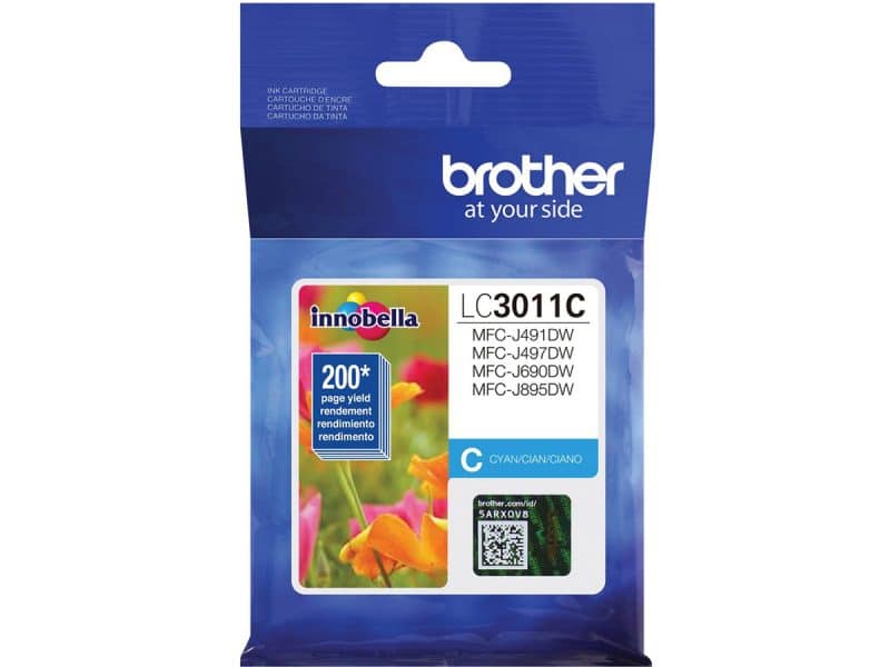 Cartouche jet d'encre Brother LC3011 - cyan