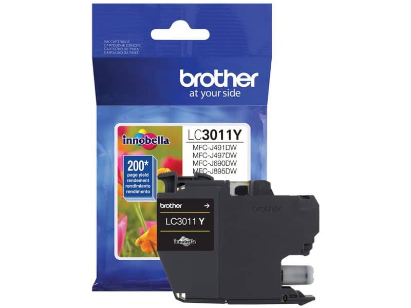 Cartouche jet d'encre Brother LC3011 - jaune