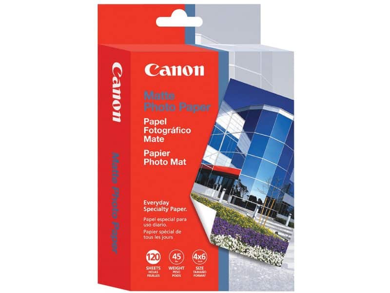 Papier Photo Mat 4 x 6 - Canon