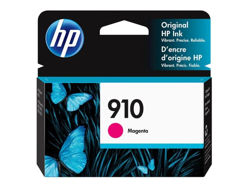 Cartouche jet d'encre HP 910 magenta