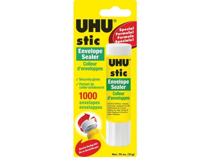 Colle en bâton pour enveloppes UHU stick