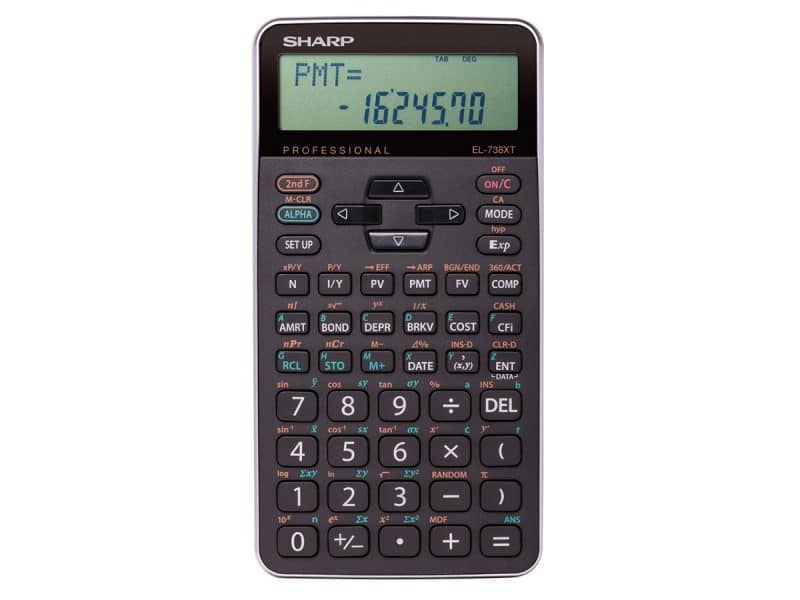 calculatrice financiere EL738 XTB