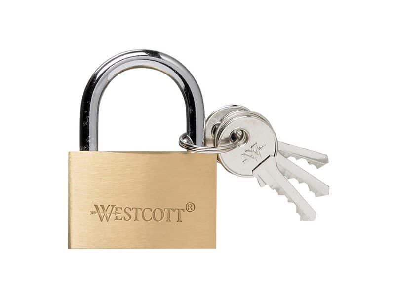 Cadenas en laiton, serrure à clé