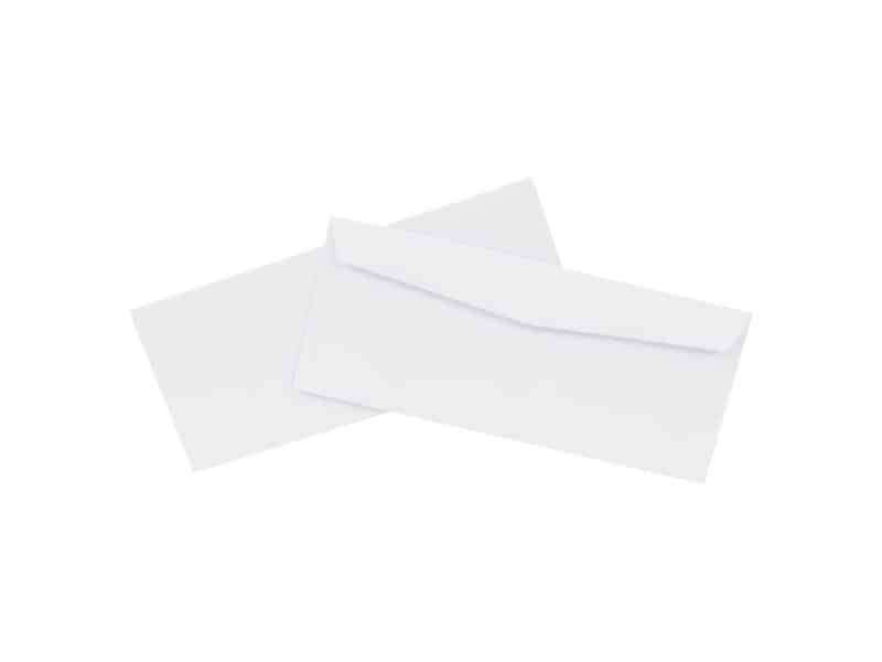 Enveloppe blanche standard #9