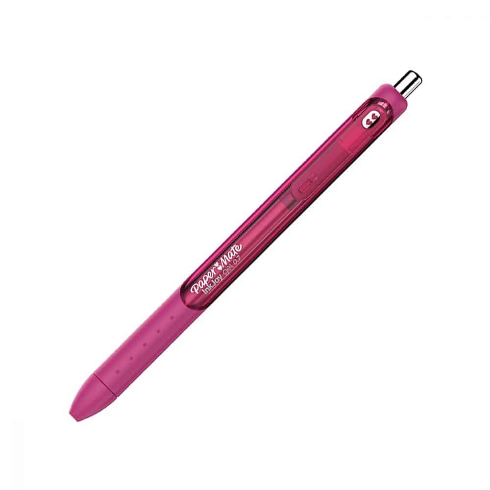 Stylo à bille rétractable InkJoy gel 0.7mm - rose