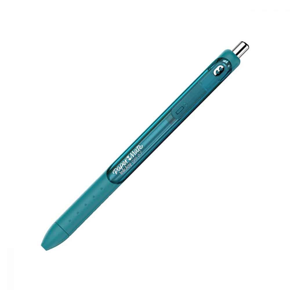 Stylo à bille rétractable InkJoy  gel 0.7mm - sarcelle