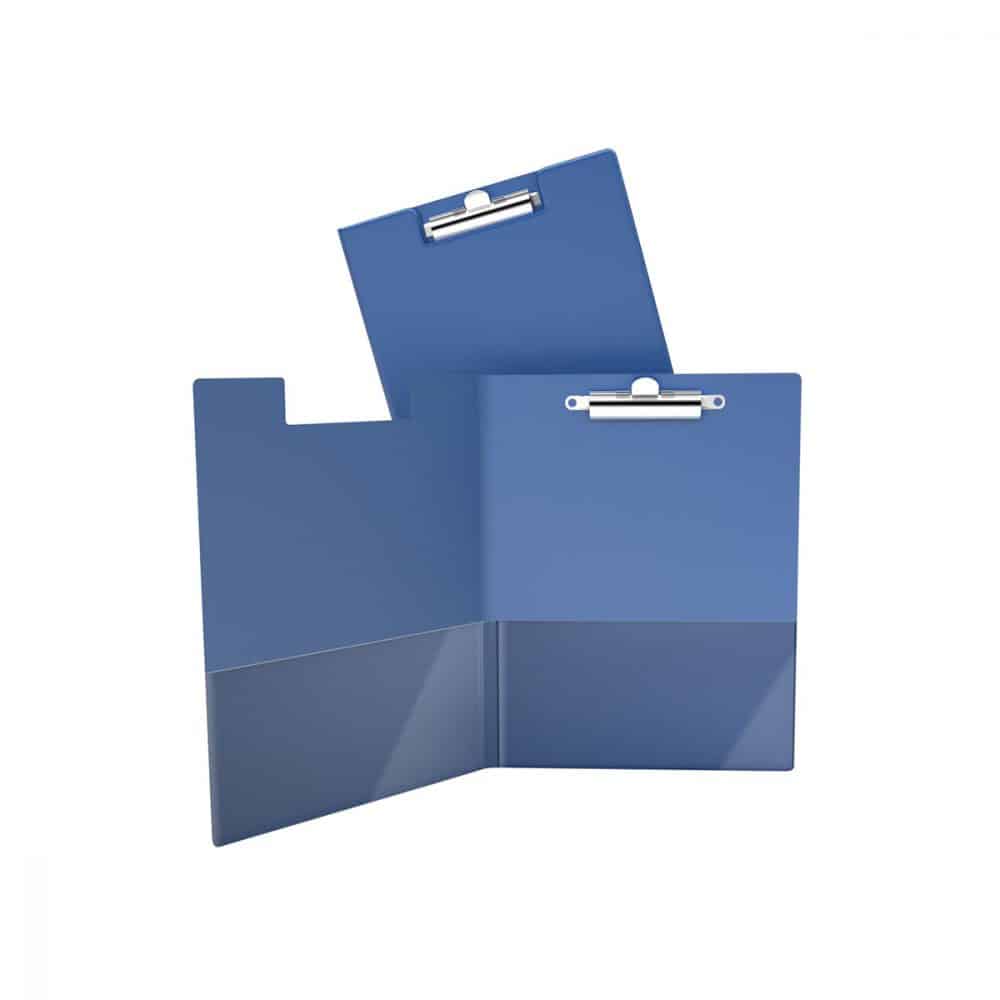 Écritoire avec pince format lettre - bleu