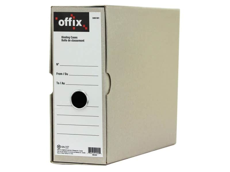 Boîte de classement à arceaux Offix format lettre (unité)