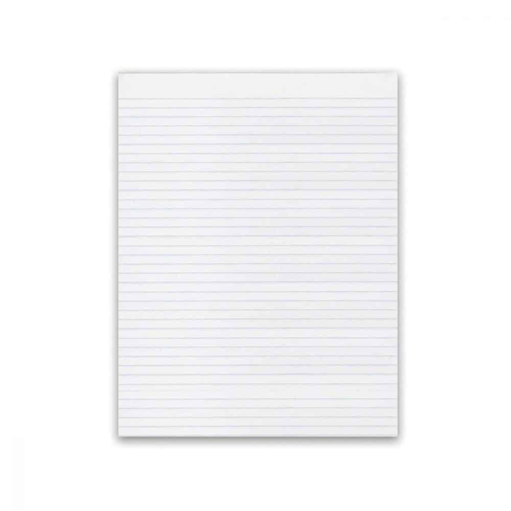 Bloc de papier blanc Offix ligné, 5/16" (paquet de 5)