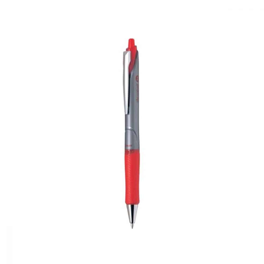 Stylo à bille rétractable Pilot Acroball - pointe M. rouge