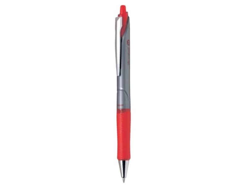 Stylo à bille rétractable Pilot Acroball - pointe M. rouge