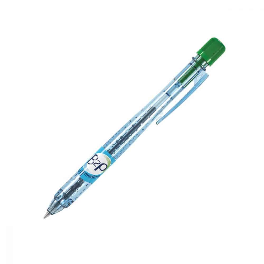 Stylo à bille rétractable Pilot B2P 1.0 - vert