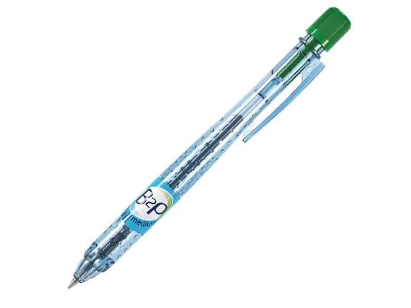 Stylo à bille rétractable Pilot B2P 1.0 - vert