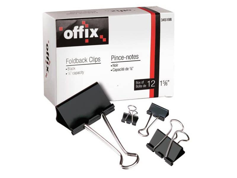 Pinces-notes repliables Offix 1po