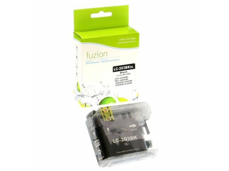Cartouche jet d'encre compatible avec Brother 203 noir