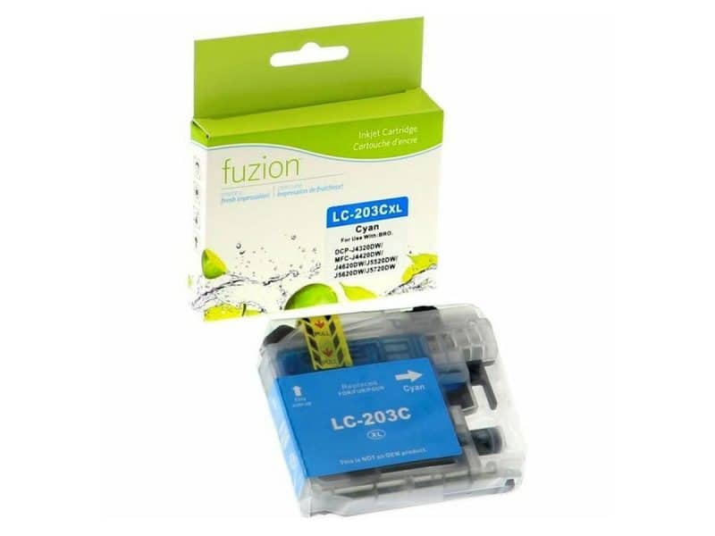 Cartouche jet d'encre compatible avec Brother 203 cyan