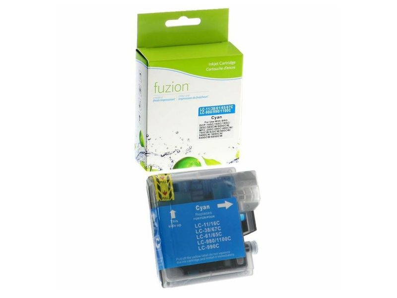 Cartouche jet d'encre compatible avec Brother 61 cyan