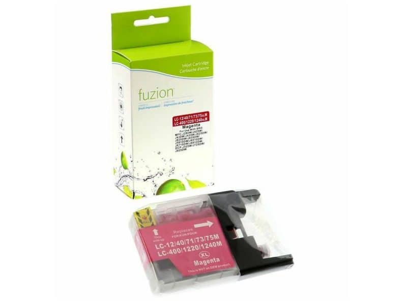 Cartouche jet d'encre compatible avec Brother LC75 magenta