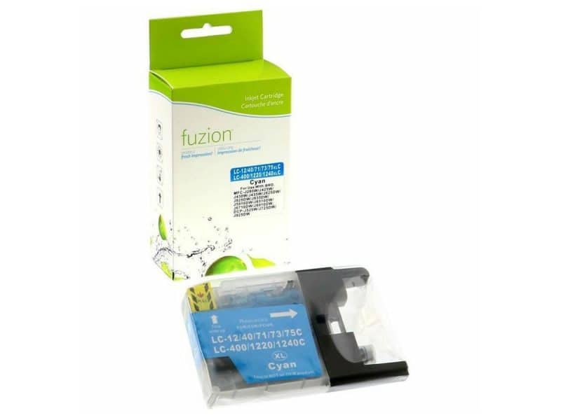 Cartouche jet d'encre compatible avec Brother LC75 cyan