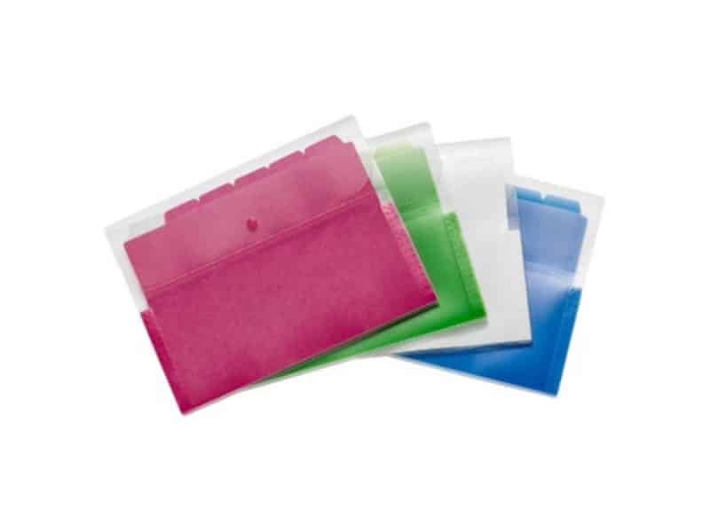 classeur expansible 12 pochettes minces