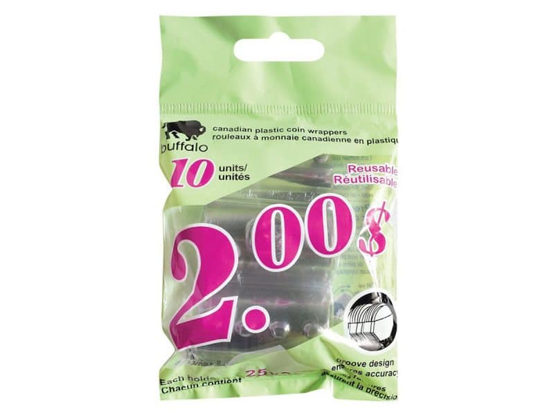 Rouleau pour monnaie 2,00$