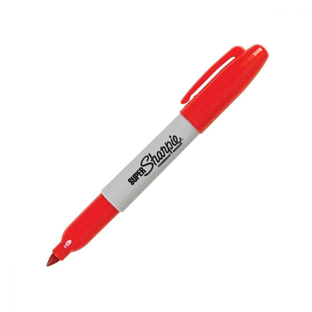Marqueur permanent Super Sharpie - rouge
