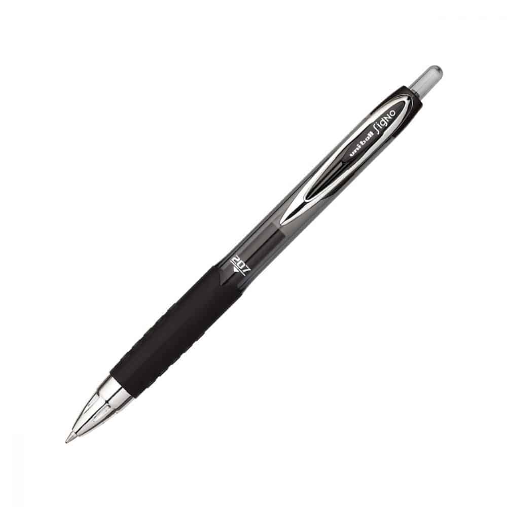 Stylo à bille roulante rétractable 0.7 Signo Uniball noit