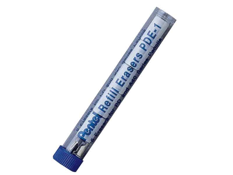 Gomme à effacer de recharge pour pousse-mines Pentel PDE-1