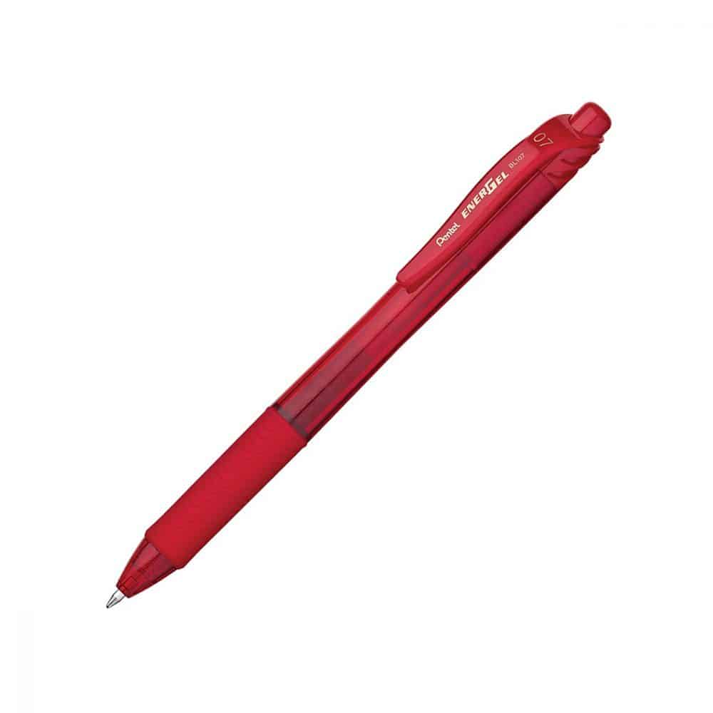 Stylo rétractable Pentel Energel-X 0.7 - rouge