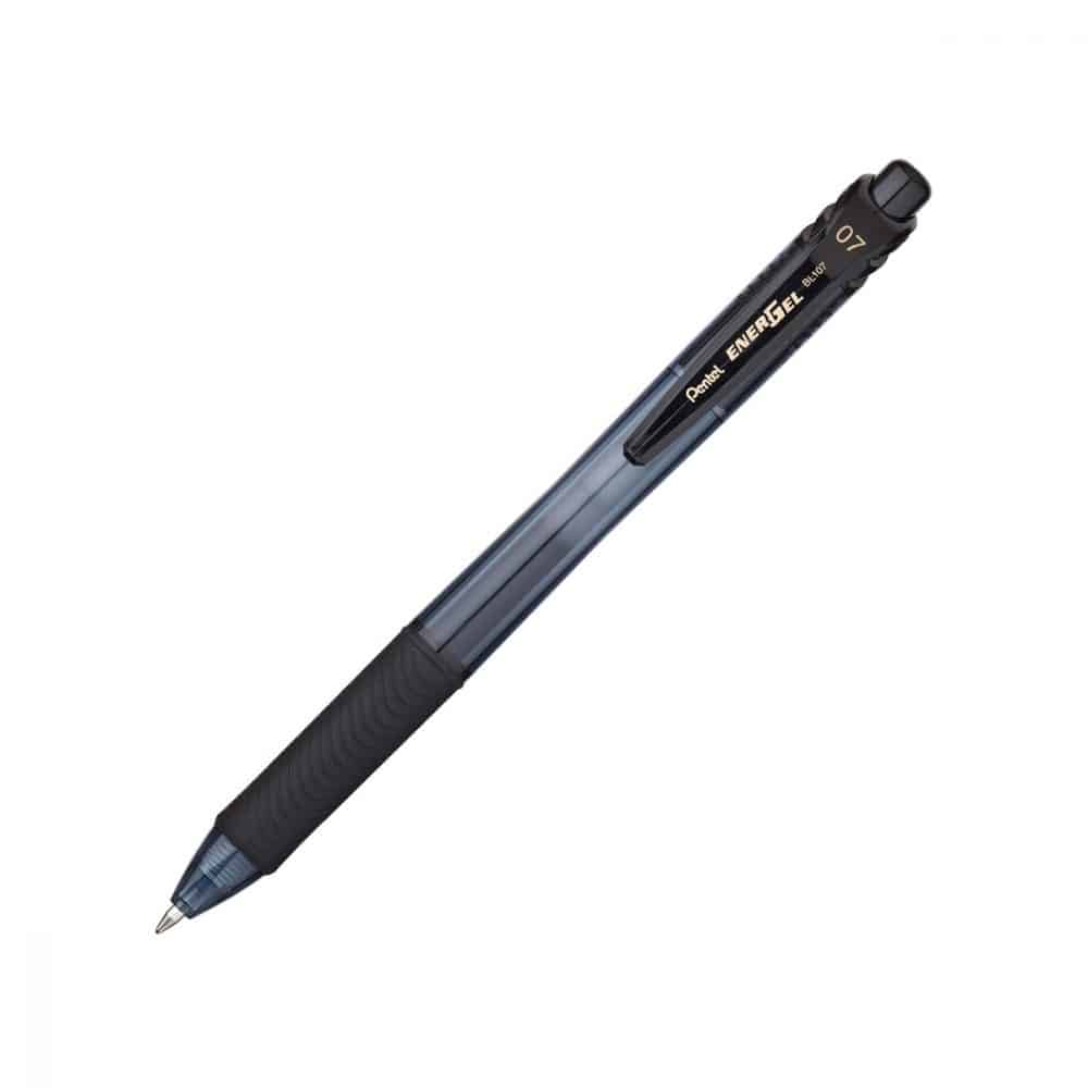 Stylo rétractable Pentel Energel-X 0.7 - noir
