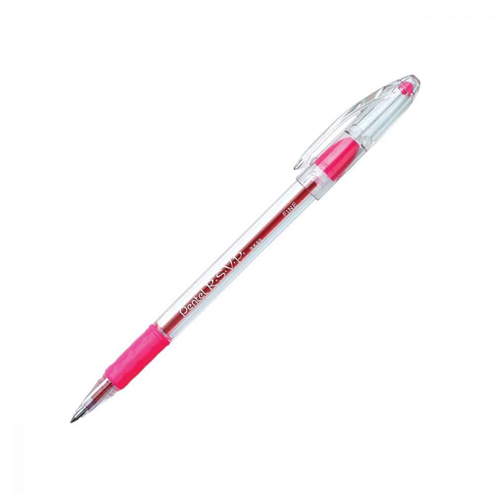 Stylo Pentel RSVP 0.7 - rose