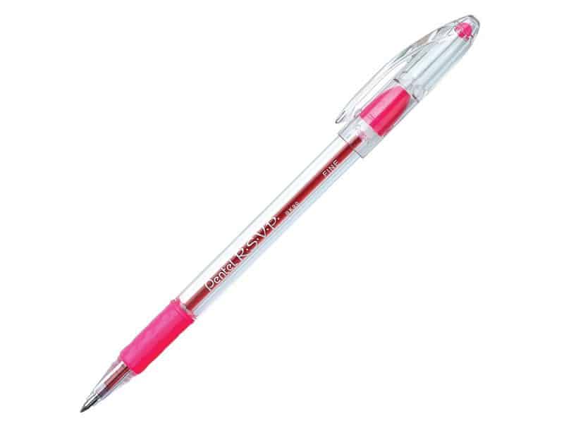 Stylo Pentel RSVP 0.7 - rose